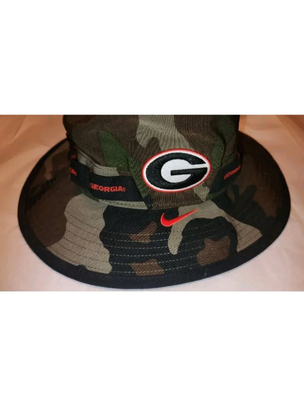 Nike Georgia Bulldogs Youth Small Bucket Boonie Hat Camo NCAA CT0200-010 EUC